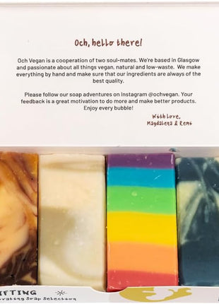 Luxury Uplifting Soap Gift Set – Handmade Natural Artisan Soap Collection, Essential Oil Bath & Body Bars, Premium Self-Care Gift Box for Women & Men