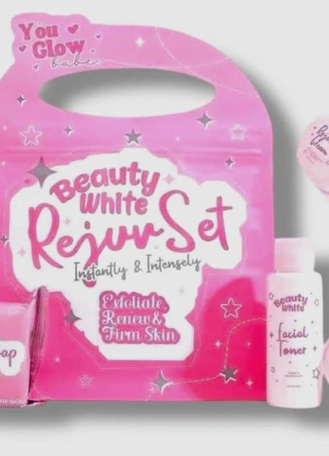You Glow Babe Beauty White Rejuv Set Rejuvenating Soap, Toner, Sunscreen Cream