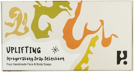 Luxury Uplifting Soap Gift Set – Handmade Natural Artisan Soap Collection, Essential Oil Bath & Body Bars, Premium Self-Care Gift Box for Women & Men