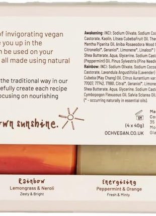 Luxury Uplifting Soap Gift Set – Handmade Natural Artisan Soap Collection, Essential Oil Bath & Body Bars, Premium Self-Care Gift Box for Women & Men