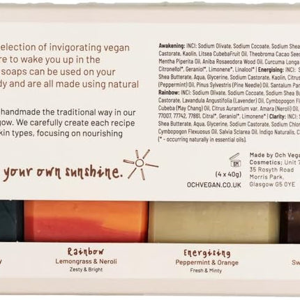 Luxury Uplifting Soap Gift Set – Handmade Natural Artisan Soap Collection, Essential Oil Bath & Body Bars, Premium Self-Care Gift Box for Women & Men