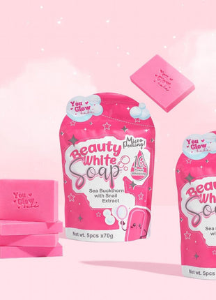 Beauty White Soap You Glow Babe box packaging UK