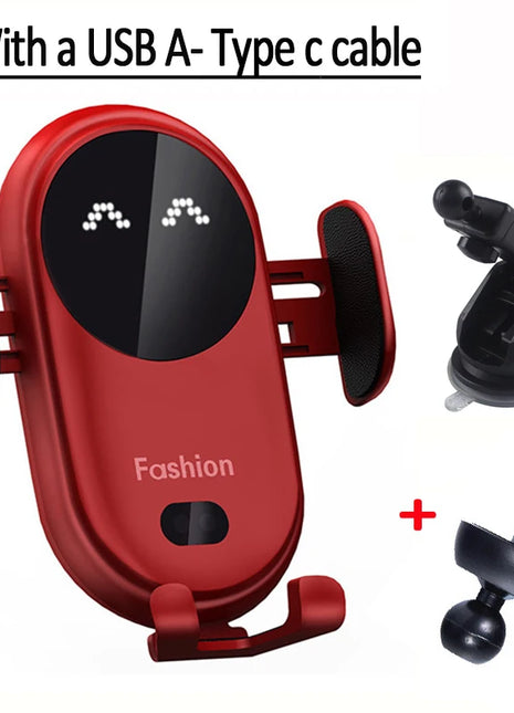 30W Wireless Charger Car Mount – Air Vent Phone Holder with Fast Wireless Charging UK