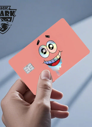 Magic Shark Holographic Card Sticker – Cute Laser Film Debit & Credit Card Skin UK