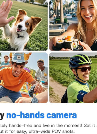4K HD Mini Pet Collar Camera – 1080P WiFi Wide Angle Action Cam UK