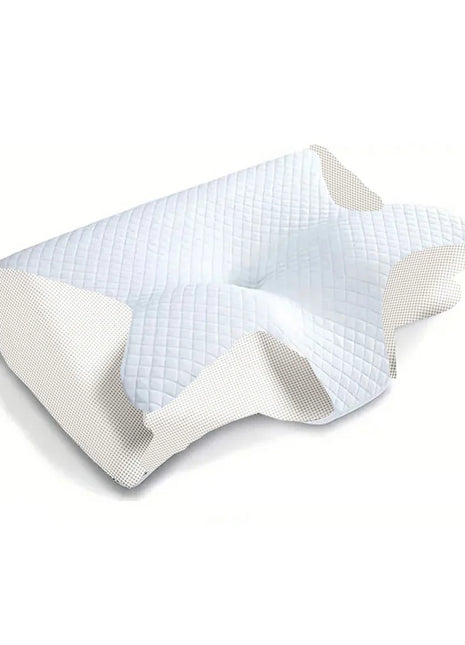 1pc Memory Foam Cervical Pillow, 2 in 1 Ergonomic Contour Orthopedic Pillow for Neck Pain, Contoured Support Pillows,Neck Pillow