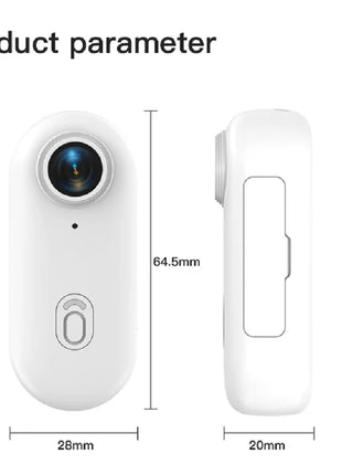 4K HD Mini Pet Collar Camera – 1080P WiFi Wide Angle Action Cam UK