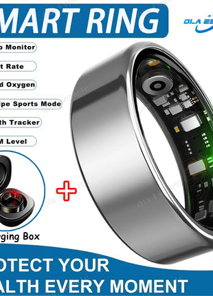 2025 New Smart Ring – Heart Rate, Blood Pressure & Sleep Monitoring UK