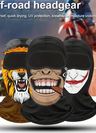 Skull & Clown Balaclava Face Mask – Windproof Full Face Cover for Cycling & Outdoor Sports UK