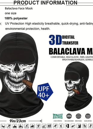 Skull & Clown Balaclava Face Mask – Windproof Full Face Cover for Cycling & Outdoor Sports UK