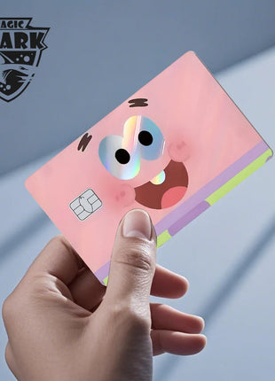 Magic Shark Holographic Card Sticker – Cute Laser Film Debit & Credit Card Skin UK