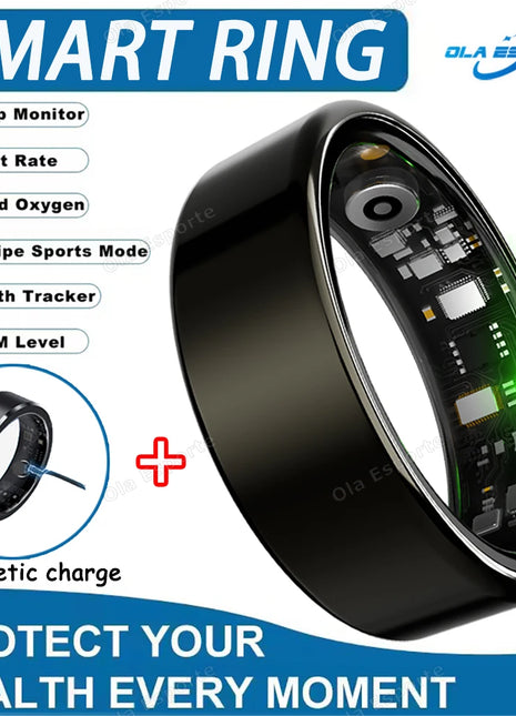 2025 New Smart Ring – Heart Rate, Blood Pressure & Sleep Monitoring UK