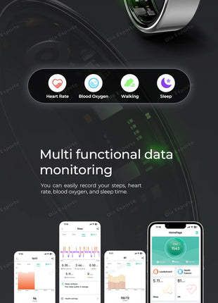 2025 New Smart Ring – Heart Rate, Blood Pressure & Sleep Monitoring UK