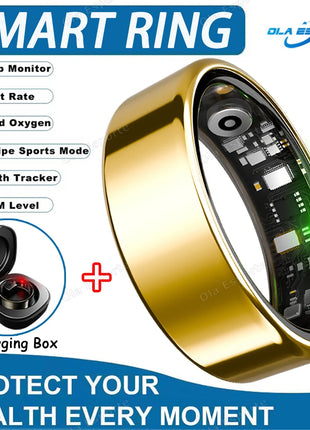 2025 New Smart Ring – Heart Rate, Blood Pressure & Sleep Monitoring UK