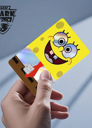 Magic Shark Holographic Card Sticker – Cute Laser Film Debit & Credit Card Skin UK