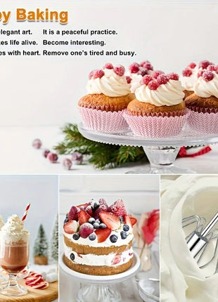 Stainless Steel Push Whisk – Semi-Automatic Hand Mixer for Eggs, Cream & Batter UK