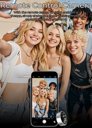 Waterproof Titanium Smart Ring for Men & Women